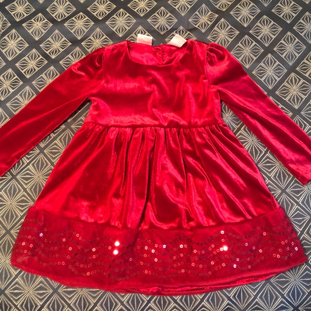 Red Velvet Christmas Dress